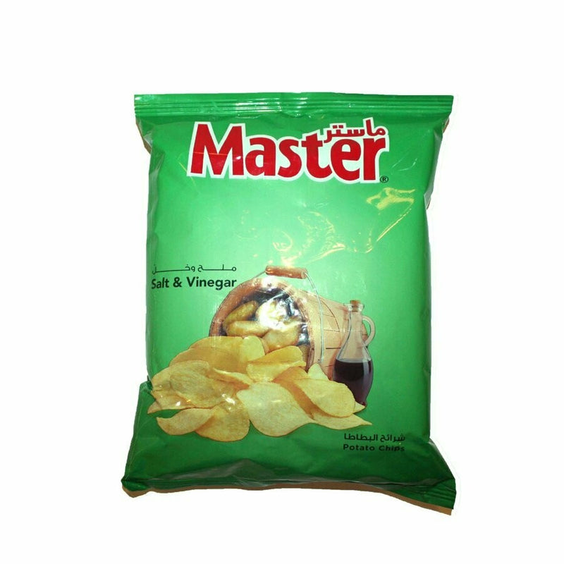 Bulvių traškučiai su actu ir druska - Master - 37 g