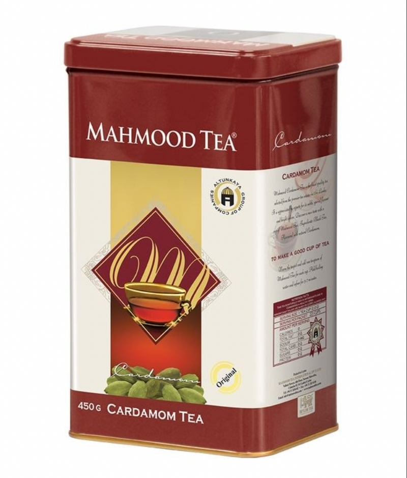 Juodoji arbata su kardamonu - Mahmood tea - 450 g (metalinėje dėžutėje)